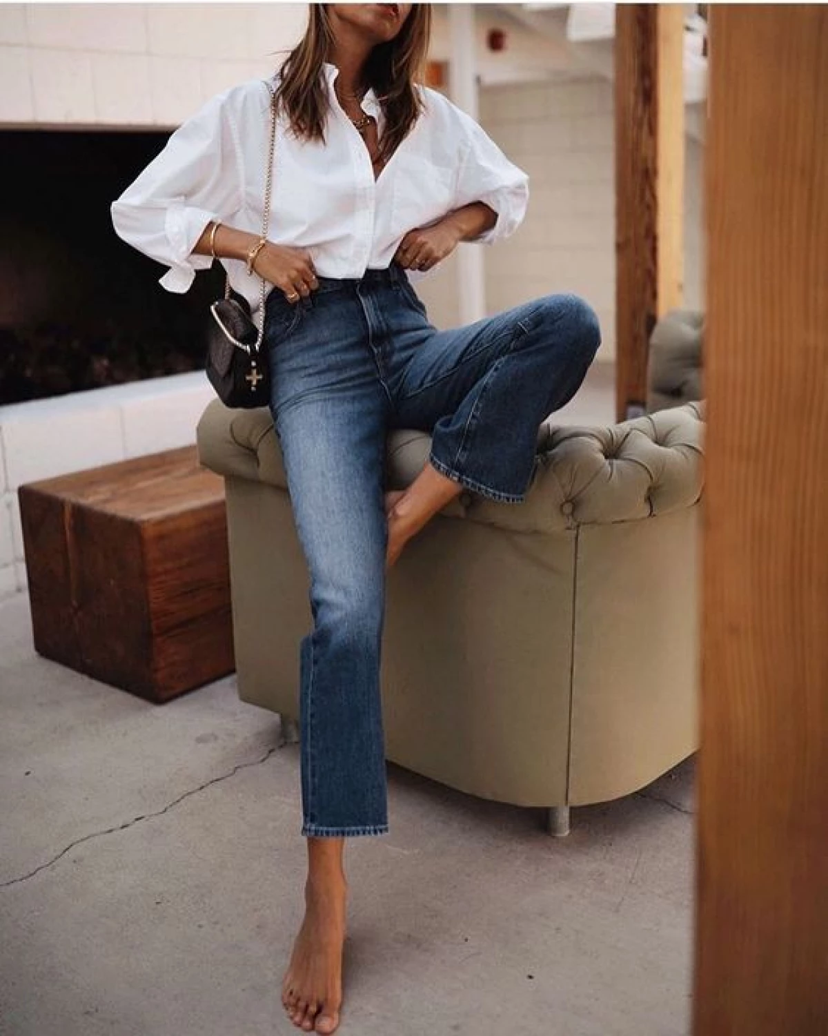 Jeans Rich Woman: 5 mga modelo na gumawa ka kagandahan 9744_14