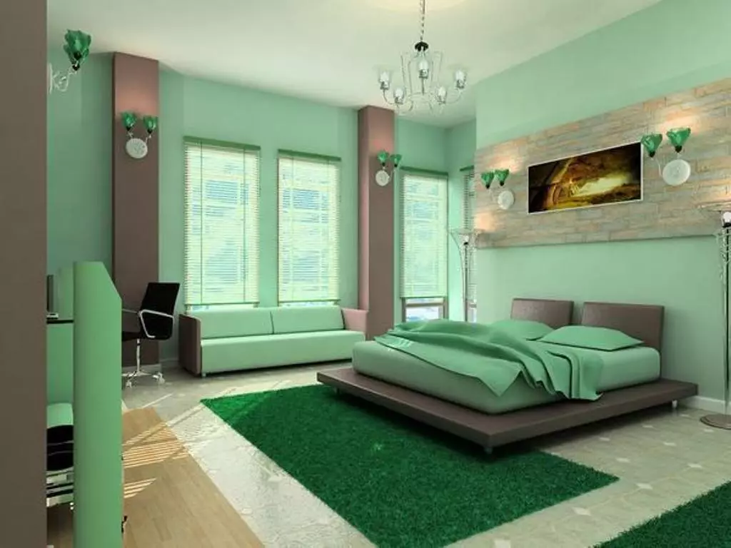 Watter kleur om die slaapkamer te verf 11048_2