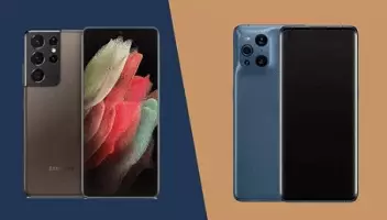 Samsung Galaxy S21 Ultra vs Oppo Find X3 PRO: Komparo de specifoj