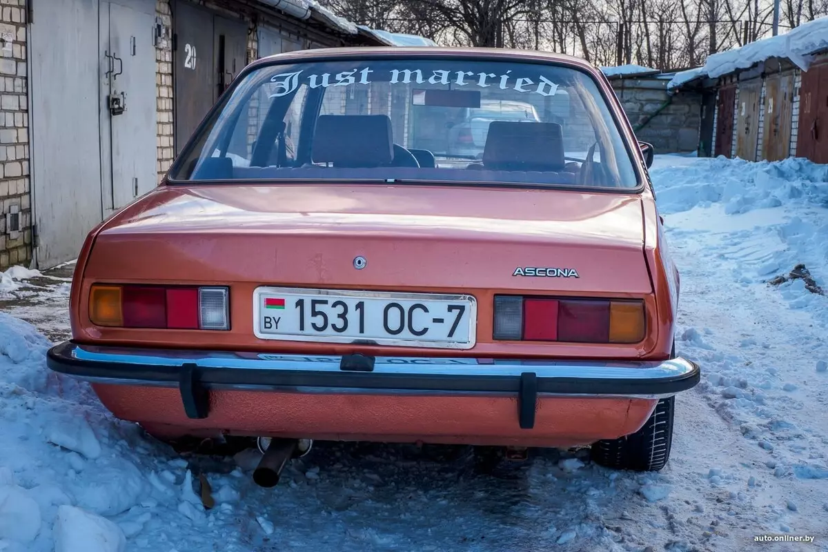 Belarus'ta böyle yok. Restore Opel Ascona 1979 Sürüm 11237_5