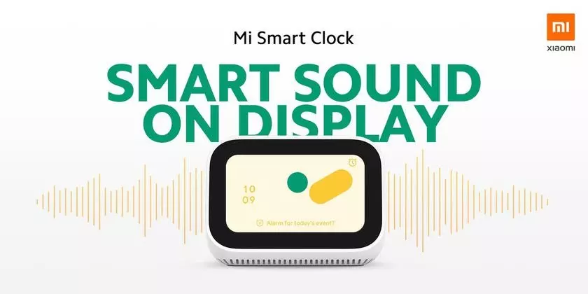 Xiaomi MI Smart Clock: Smart Watch ar hromecast un interaktīvu rāmi 11856_1
