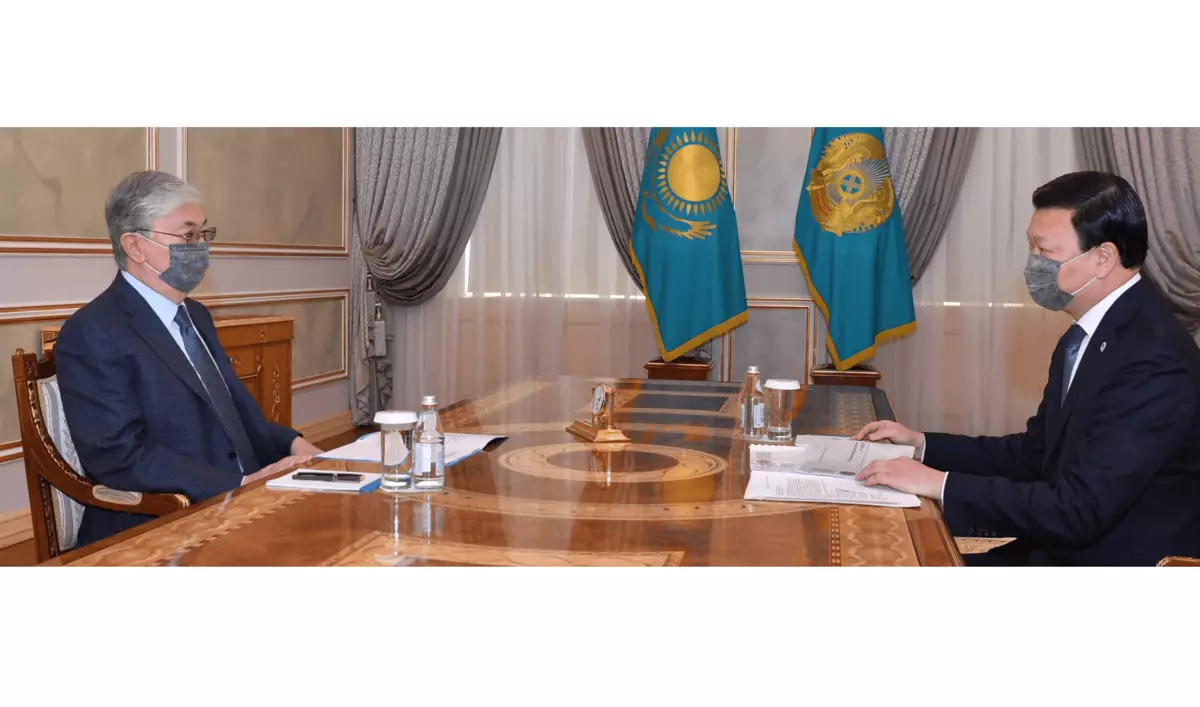 TSOI向Tokayev報導了哈薩克斯坦在冠心病評級的職位上