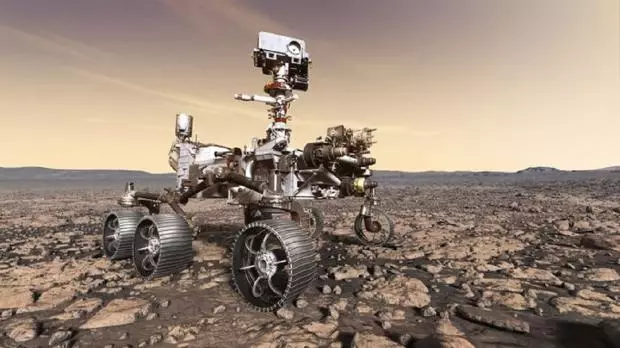 Den första vändningen av uthållighet på Mars: Rover delade nya bilder av den röda planeten 13405_1