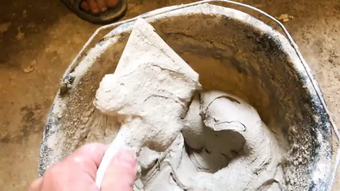 How to make a penny imitation of wall tiles from plaster 13582_3