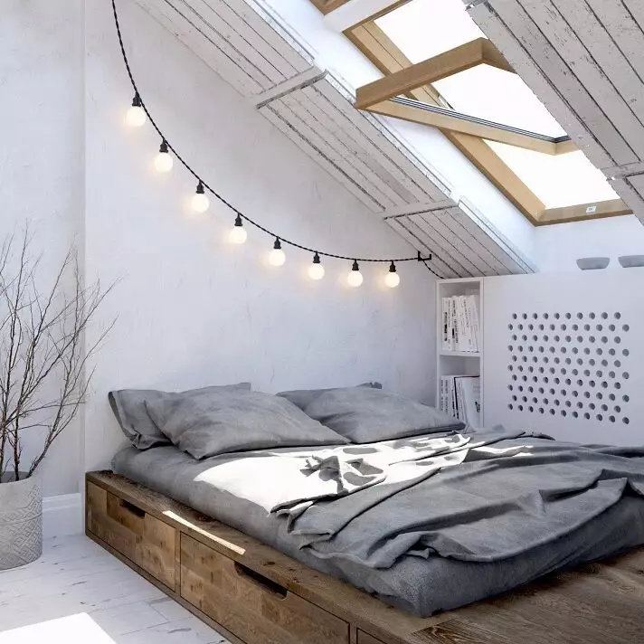 Маш жижиг унтлагын өрөө зохион байгуулах: 8 зөвлөмж, дизайнерын санал 14166_8