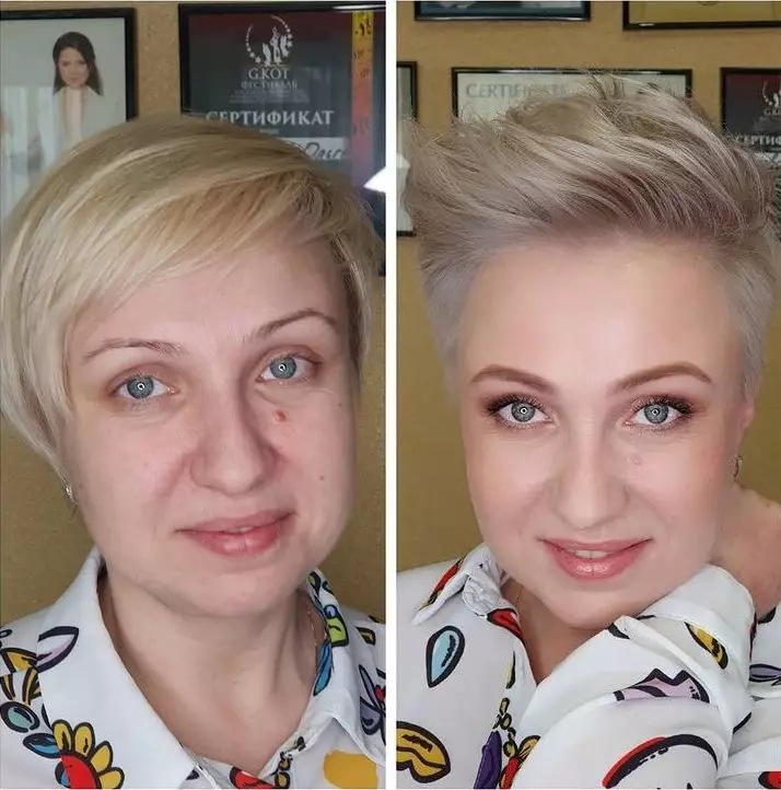 Makeup artist and hairdresser cool transform women by helping them to return confidence 14373_5