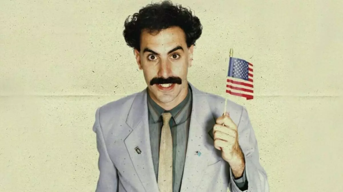 Golden Borate: Ki sa ki sekrè a nan karaktè sasha Baron Cohen Cohen a scandales 16095_1