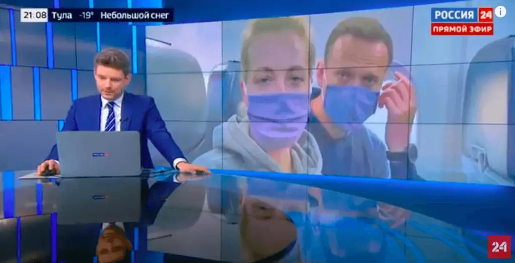 Ndërsa autoritetet ruse dhe mediat federale komentojnë për kthimin dhe ndalimin e Navalny 16345_2
