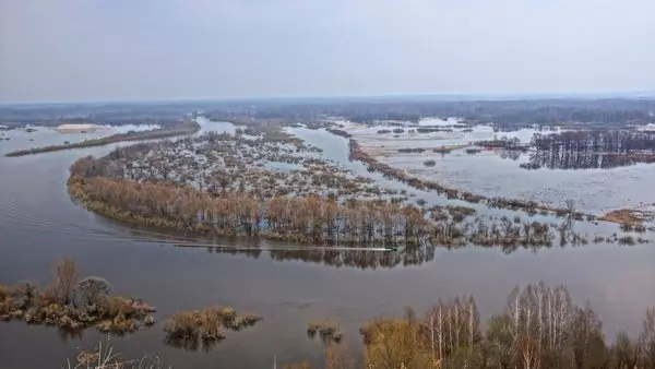 La primavera sarà estrema! Le situazioni del Ministero delle Emergenze hanno avvertito di un'inondazione intensa nella regione di Vladimir 1659_1