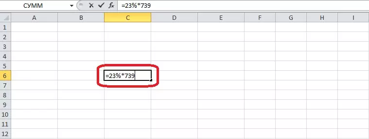 Hoe om die persentasie van die getal in Excel te bereken. Hoe om 'n belang in Excel te bereken 17608_10