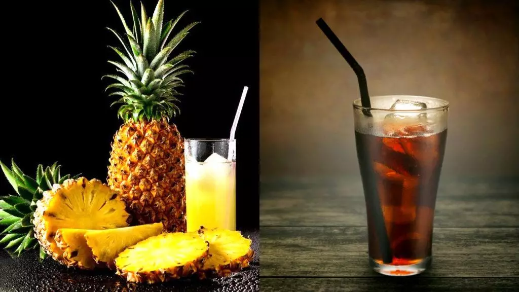Gør ananasjuice og cola-organisme indefra?