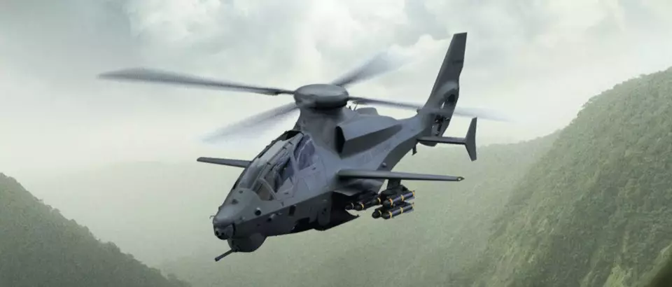 Spojené štáty zbrane bojujúci proti helikoptéru budúcej "dlhej ruky"