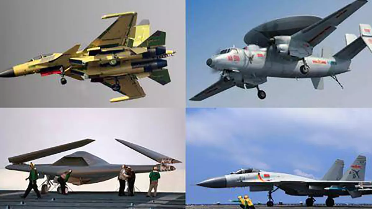Nieuwe vliegdekschip Navy China krijgt impact drones-aanval 11 1816_3