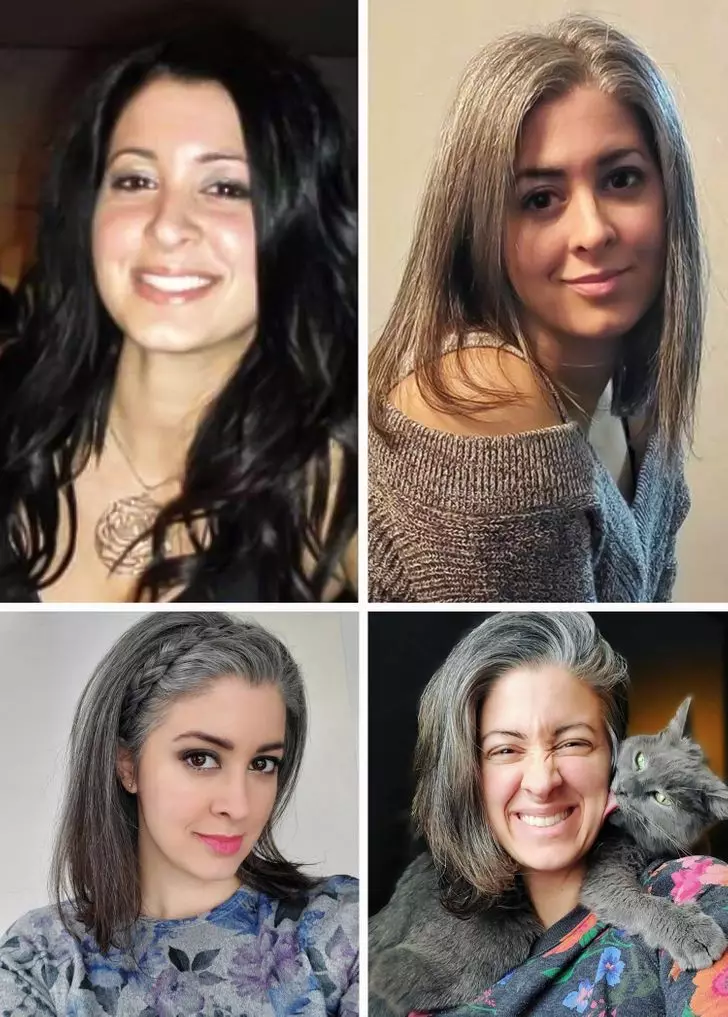 18 נשים שהחליטו שלא לעקוב אחר הסטנדרטים ולאהוב את שערה האפור 18313_10