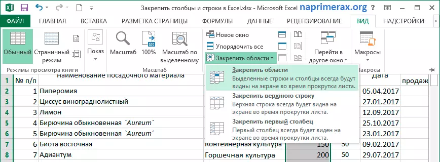 Wie man ein paar Säulen in Excel repariert 19943_4