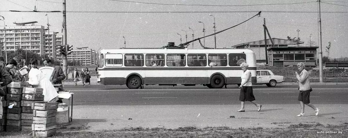 Naqillər altında klassik. Ziu'nun Minsk Trolley avtobuslarını və onların 