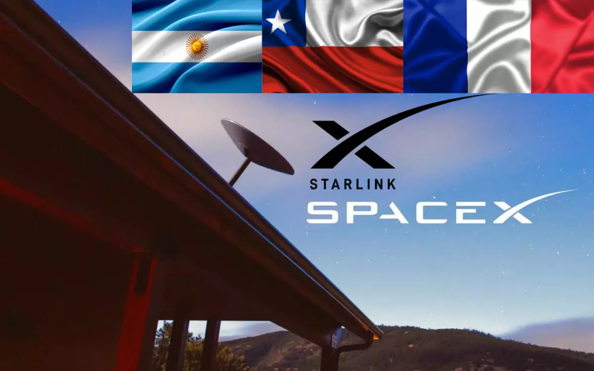SpaceX StarLink Telecomunication Txoj Haujlwm ua thoob ntiaj teb - ntxiv rau Fabkis, Chile thiab Argentina 20536_1
