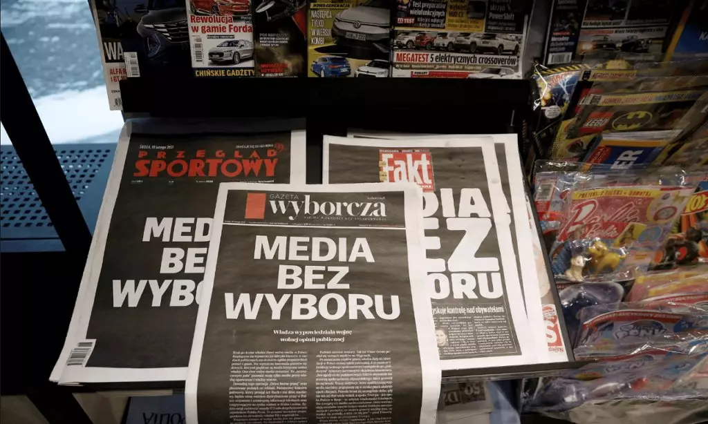 ਪੋਲੈਂਡ ਵਿੱਚ, ਨਿਜੀ ਮੀਡੀਆ ਨੇ ਮੀਡੀਆ ਇਸ਼ਤਿਹਾਰਬਾਜ਼ੀ ਟੈਕਸ ਕਾਰਨ ਹੜਤਾਲ ਦਾ ਪ੍ਰਬੰਧ ਕੀਤਾ 21758_1
