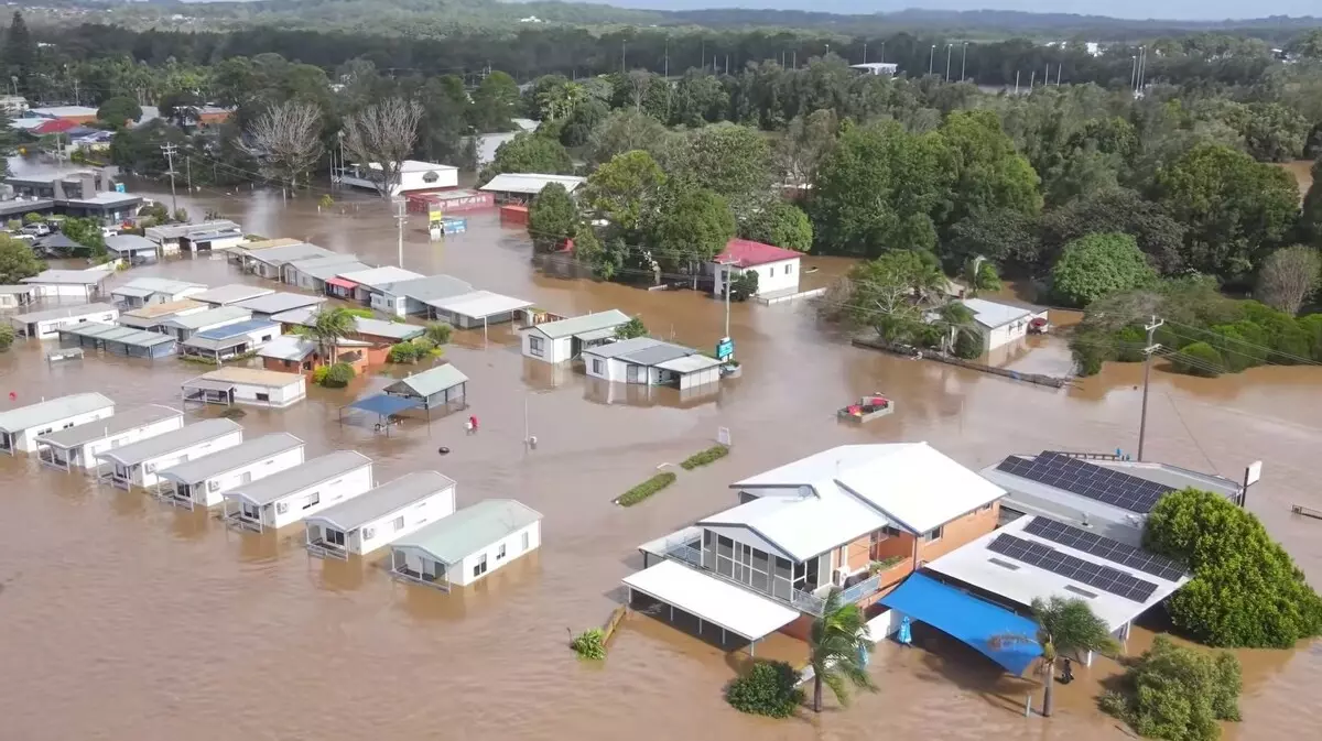 În Australia, a existat o inundație record în ultimii o sută de ani 2220_1
