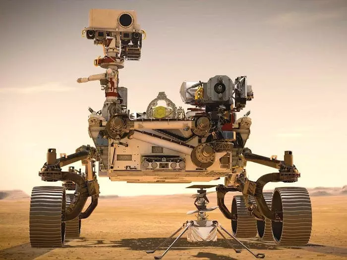 Perseverance Marshow და ელექტრო ვერტმფრენი ingenuity გააკეთა წარმატებული სადესანტო მარსზე 2537_1