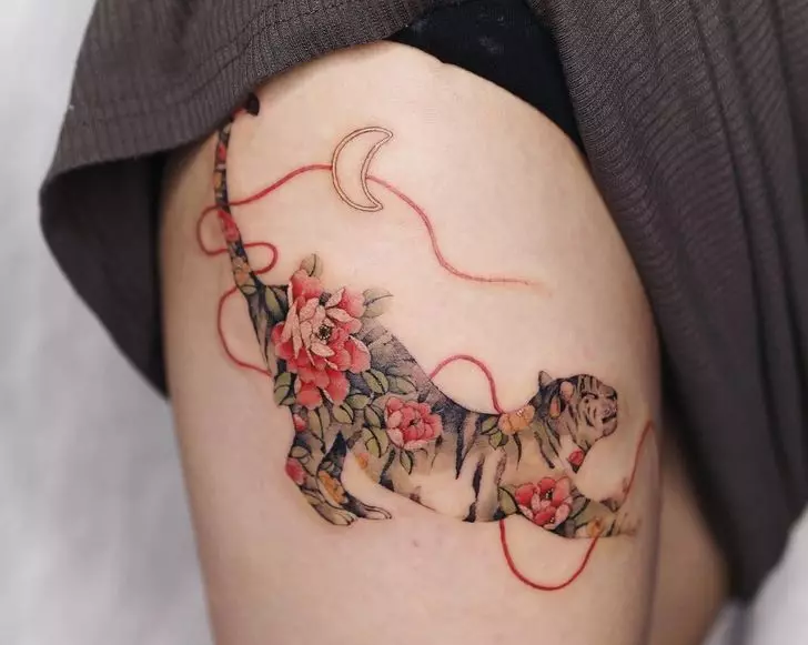 Artis Korea menciptakan tato yang elegan, dan mereka hanyalah peniruan kelembutan 3016_15