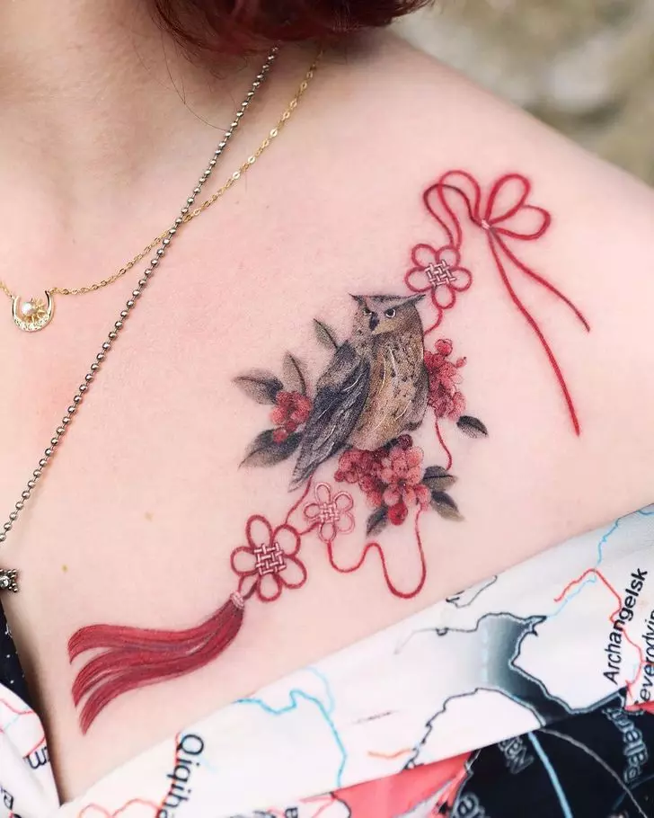 Artis Korea menciptakan tato yang elegan, dan mereka hanyalah peniruan kelembutan 3016_4