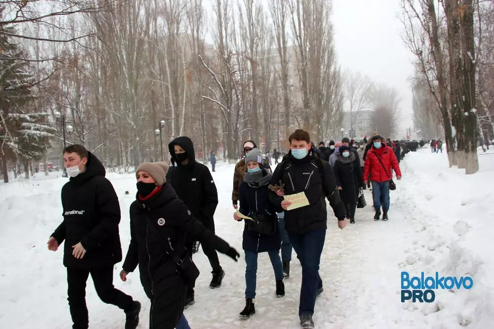 在巴拉沃，今天去了“走路”支持Navalny 3794_10