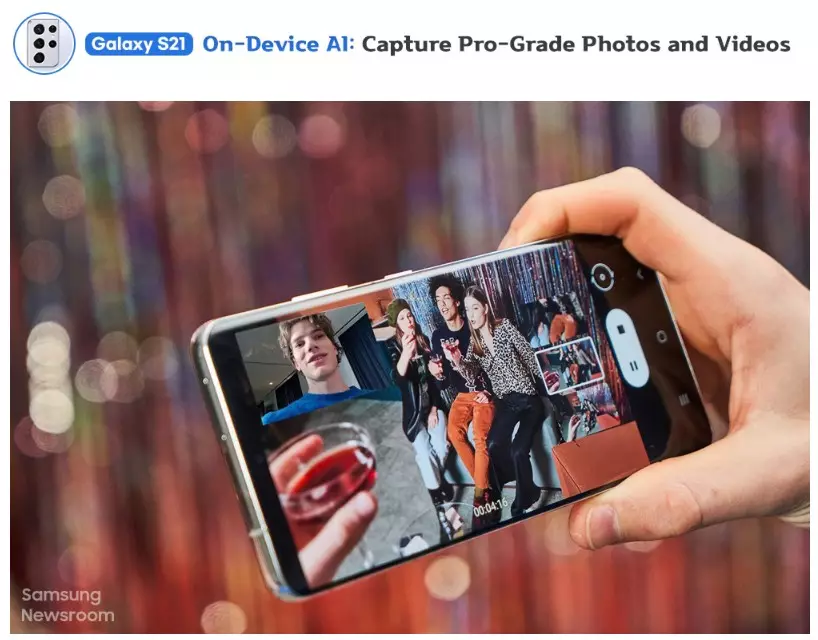 Giunsa ang mga camera sa Samsung Galaxy S Lineup nga naugmad 4698_13