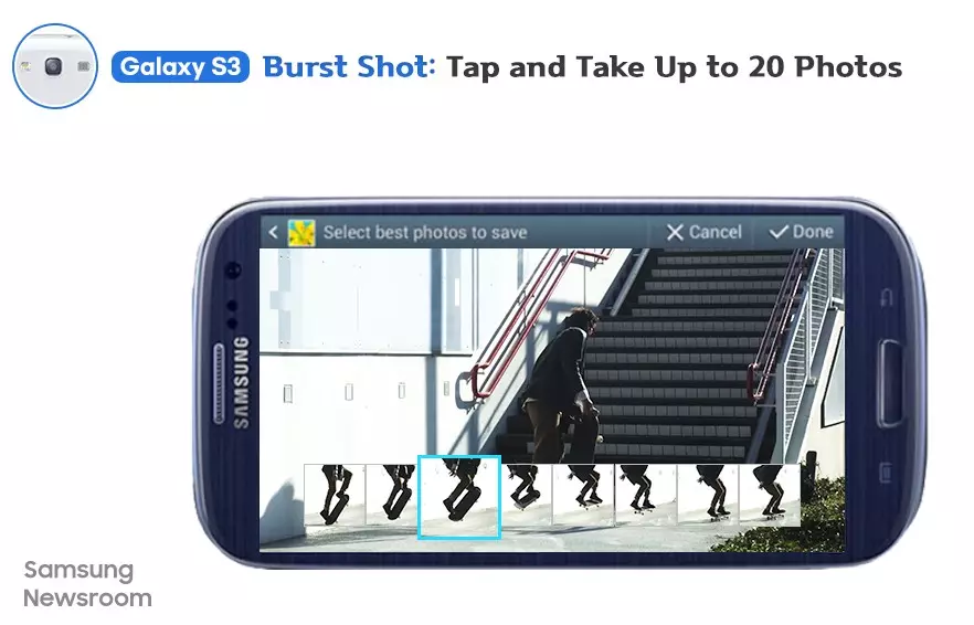 Kepiye Kamera ing Garis Samsung Galaxy S Dikembangake 4698_4