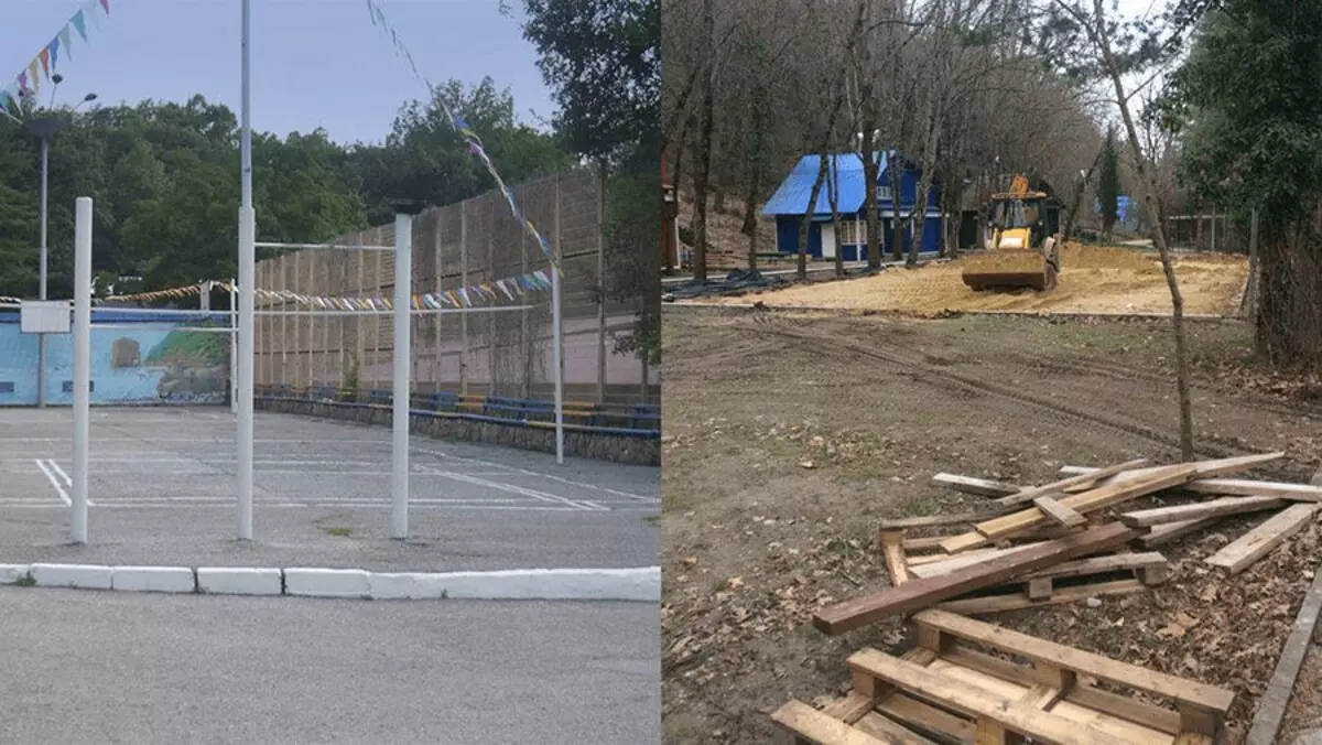 "Projecte": a Gelendzhik pel bé de Putin's Palace, un campament infantil va ser demolit i va construir un xalet amb teatre VIP al seu lloc