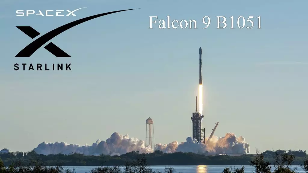 Spacex waxay ku rakibtay rikoorka xiga ee taranka ee taranka ee Falcon 9, ka dib markii uu dhammeeyay howlgalka toddobadeed ee Stark 7063_1