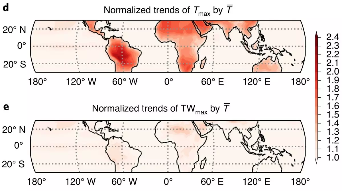 如果你不停止变暖，热带地区的人们将开始消失远离热量，气候学家警告。但并非一切都很简单 7417_1