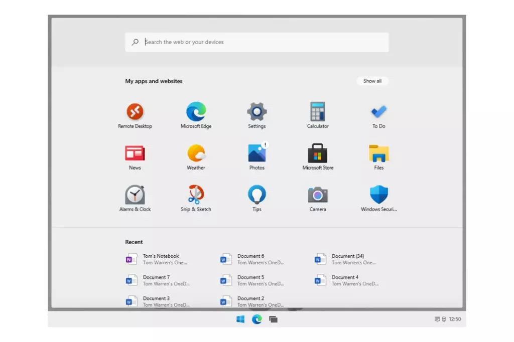 The Verge показало Windows 10X - конкурента ChromeOS з «Пуском» посередині екрану і акцентом на онлайні 757_2
