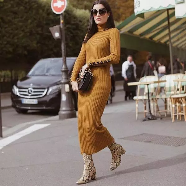 Fashion Niniting Dresses 2021: Trend Models. 7722_5
