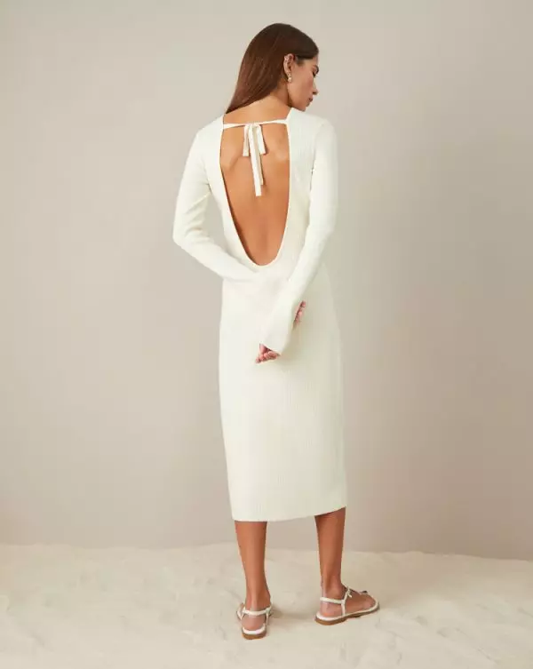 Moda vestidos de malha 2021: modelos de tendência 7722_7
