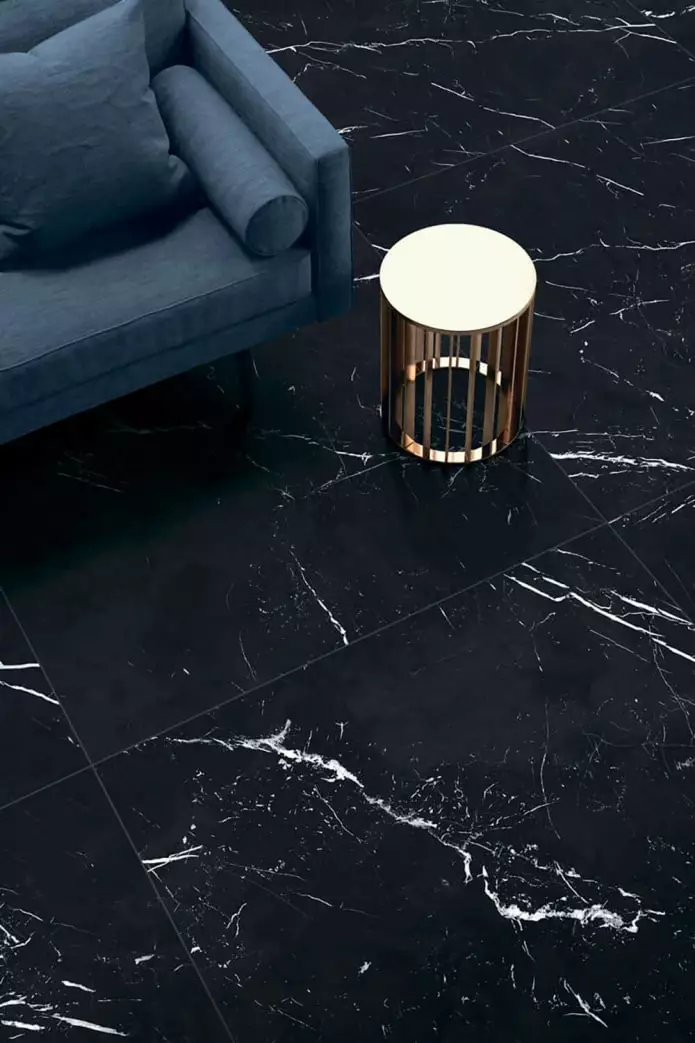 Hvordan ser marmor i interiøret? - 7 viktige øyeblikk for å skape et luksuriøst design (56 bilder) 8607_13