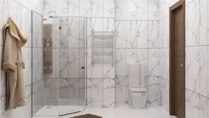 Hvordan ser marmor i interiøret? - 7 viktige øyeblikk for å skape et luksuriøst design (56 bilder) 8607_5