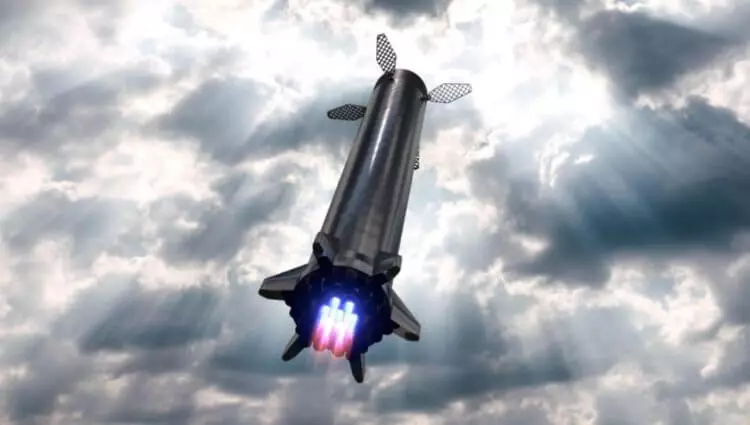 Ilon Mask pertama menunjukkan prototipe roket super berat. Kapan tes akan dimulai? 8970_3