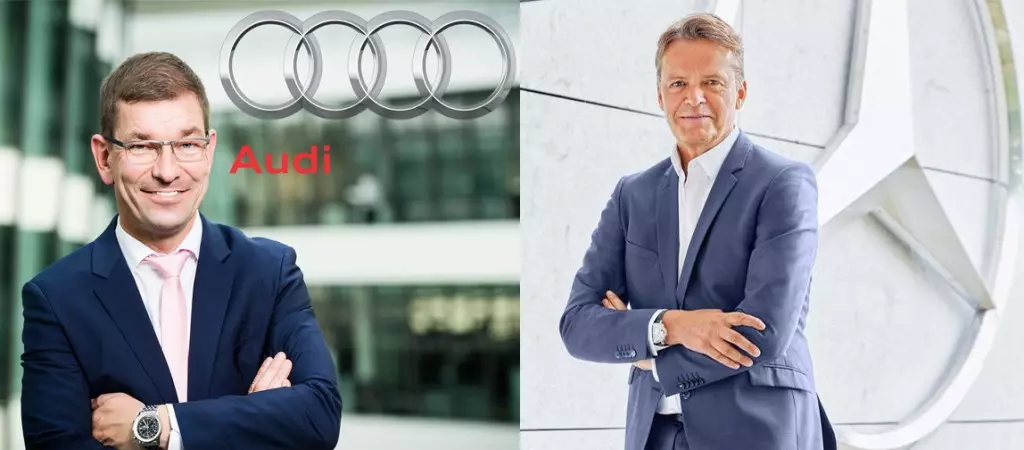 Audi ve Daimler'in liderleri, içten yanma motorunun en azından Avrupa'da sona erdiğini kabul eder.
